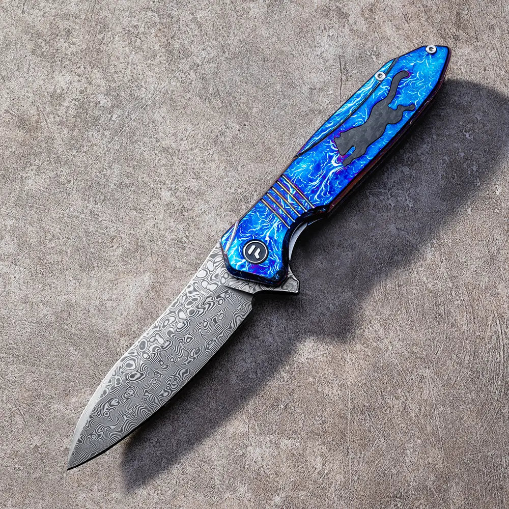 ODK-23161 DAMASCUS OUTDOOR KNIFE  Vg10 steel with 110 layers