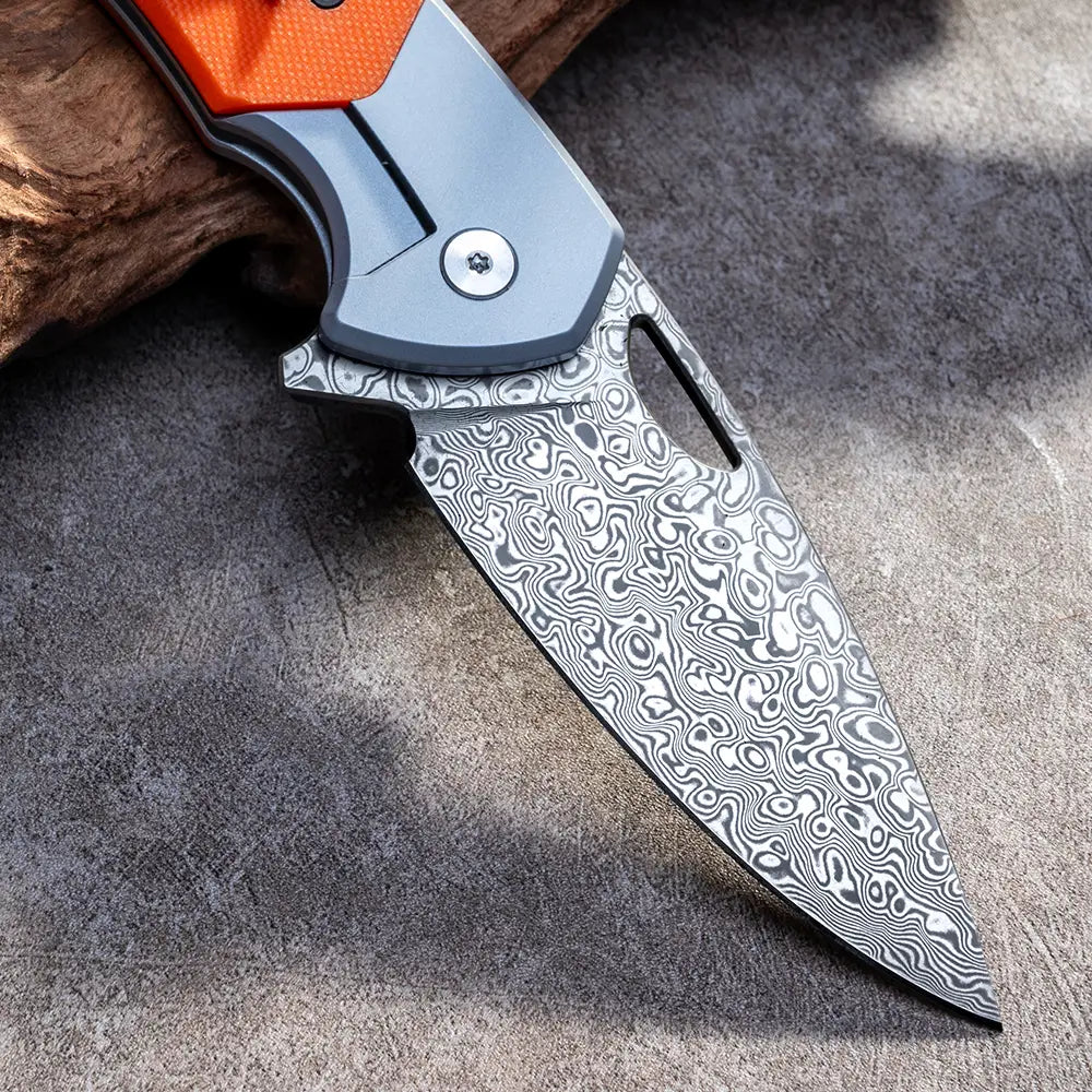 ODK-23164 Kniclad Damascus Vg10 steel 110 layers outdoor knife Extremely sharp and durable
