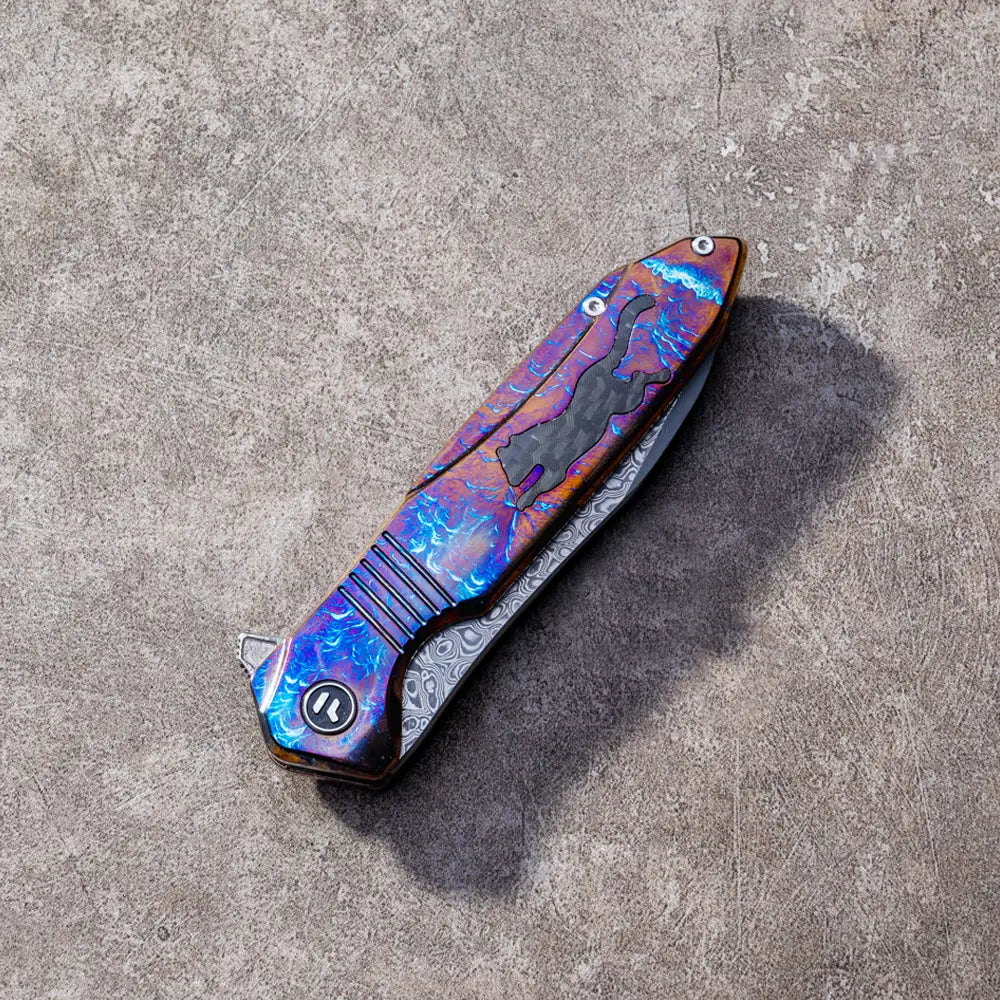 ODK-23161 DAMASCUS OUTDOOR KNIFE Vg10 steel with 110 layers