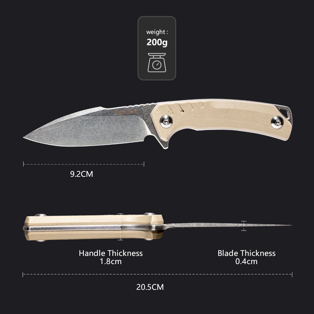 B901-Kniclad outdoor edge knife set survival knife bushcraft knife