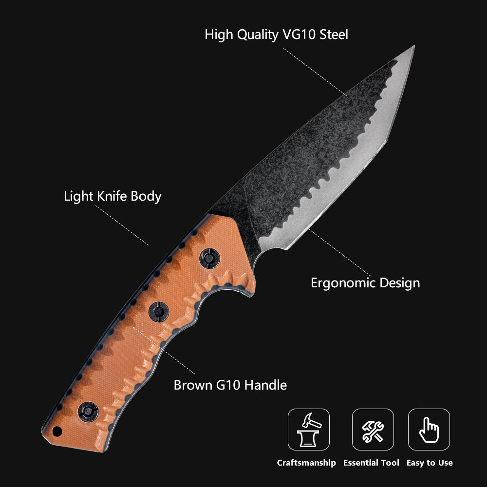 OUK-23150 camping jungle knife bushcraft knife amazon