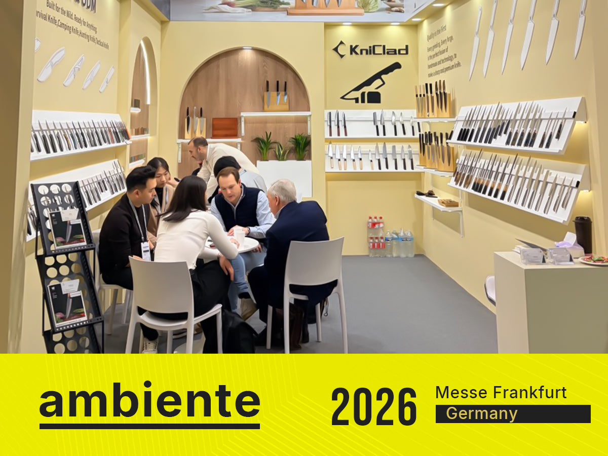 2026 Ambiente Frankfurt - KNICLAD Showcases New Knives at Ambiente Frankfurt 2026