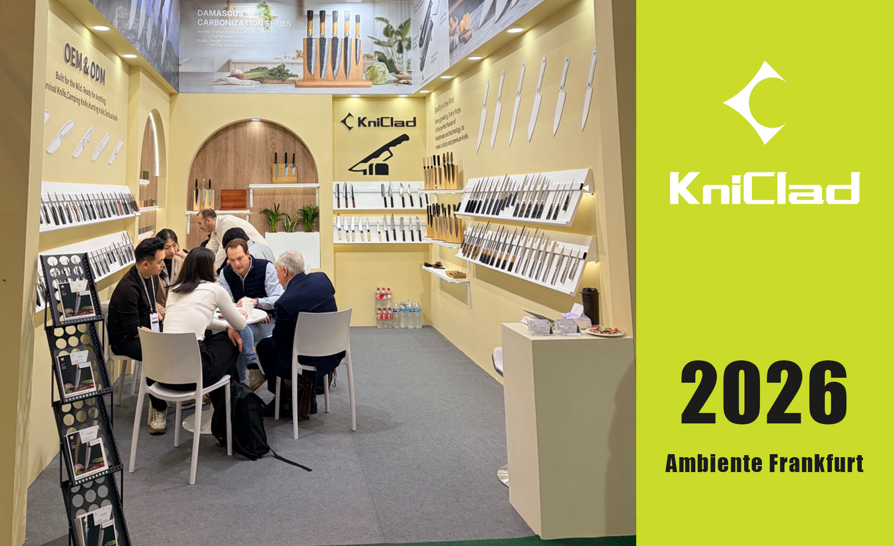 2026 Ambiente Frankfurt - KNICLAD Showcases New Knives at Ambiente Frankfurt 2026