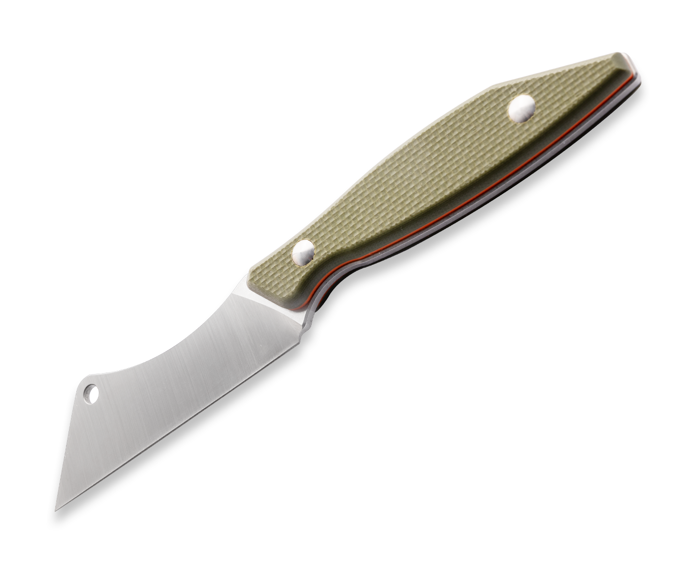 Kniclad Moss Green G10 Handle Fixed Blade Knife (3.35" D2 Blade) OUK-23095