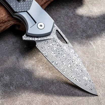 ODK-23163 Kniclad outdoor knife Damascus Vg10 steel 110 layers