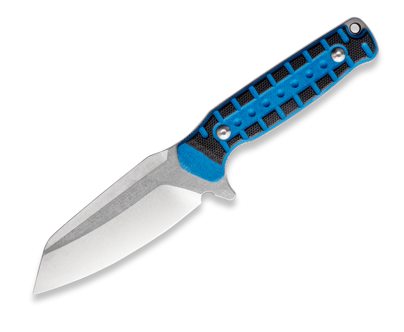 Kniclad Dusk Blue & Black G10 Handle Fixed Blade Knife (2.95" D2 Blade) OUK-23097