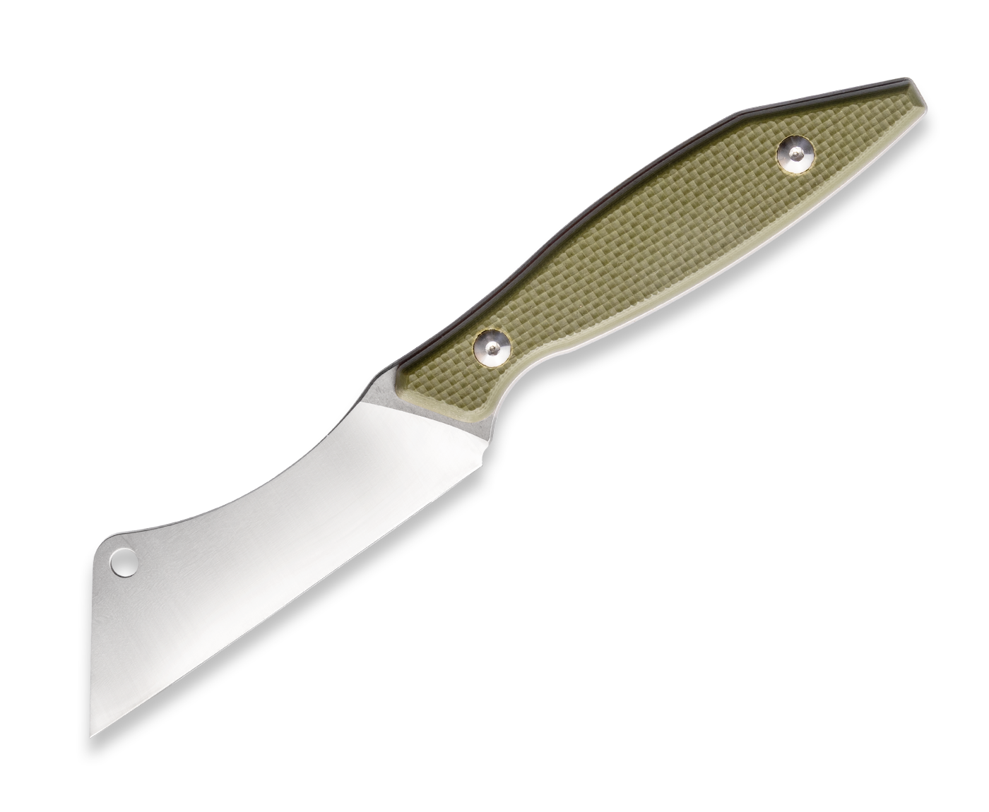 Kniclad Moss Green G10 Handle Fixed Blade Knife (3.35" D2 Blade) OUK-23095