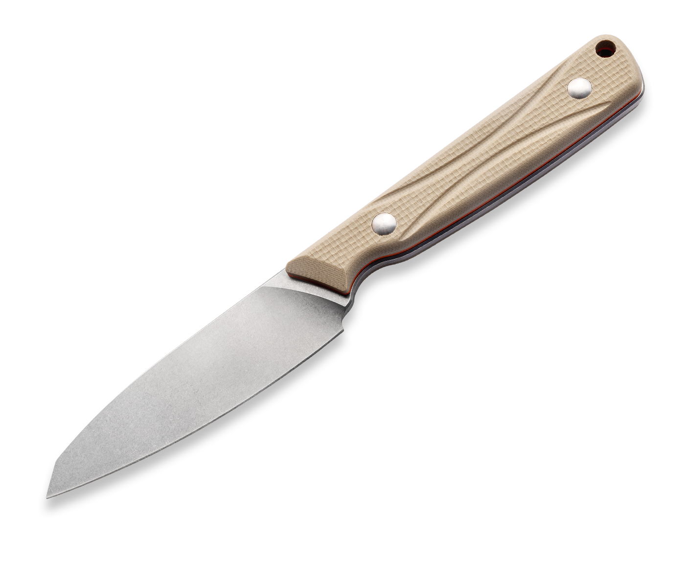Kniclad Sirocco Apricot G10 Handle Fixed Blade Knife (2.95" D2 Blade) OUK-23089