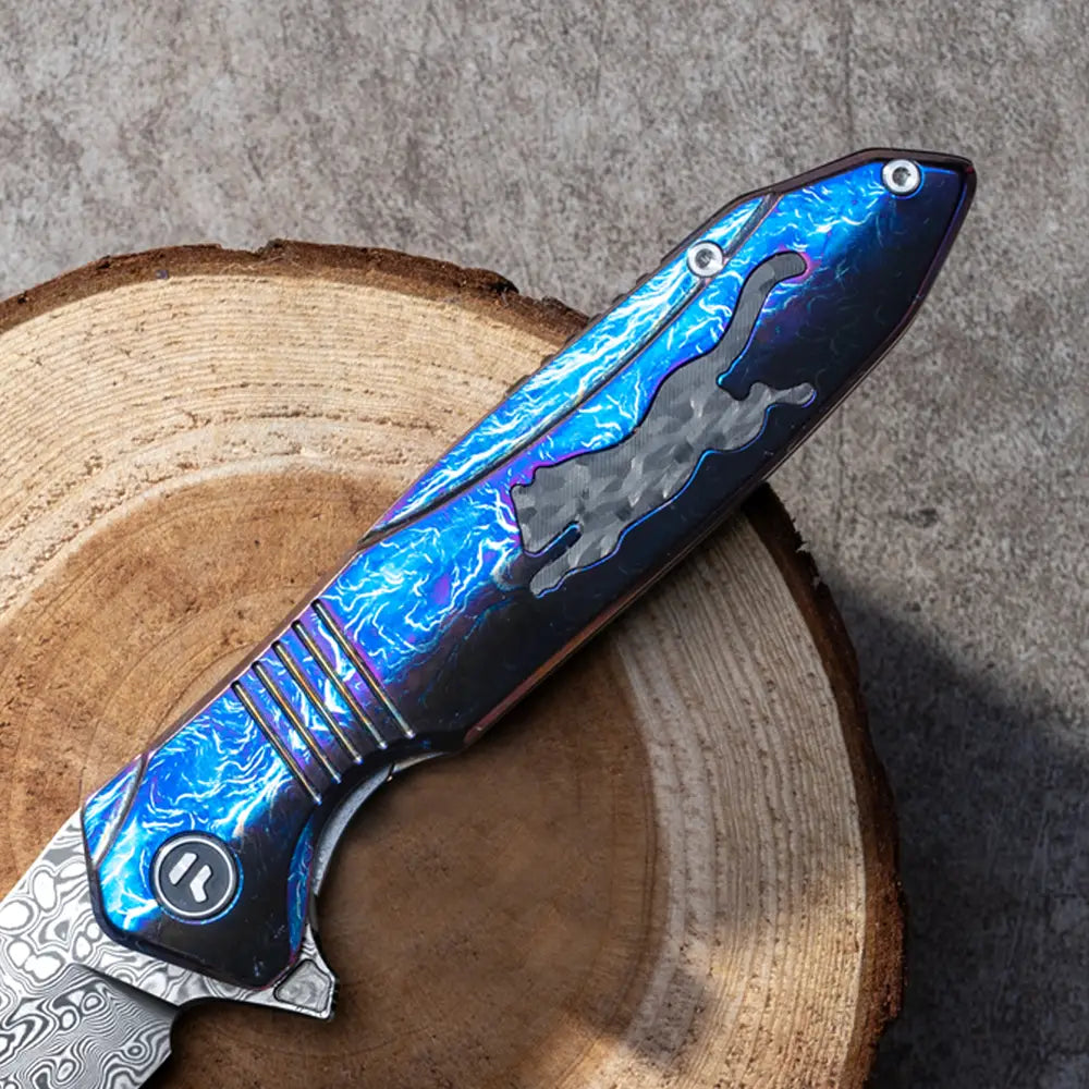 ODK-23161 DAMASCUS OUTDOOR KNIFE  Vg10 steel with 110 layers