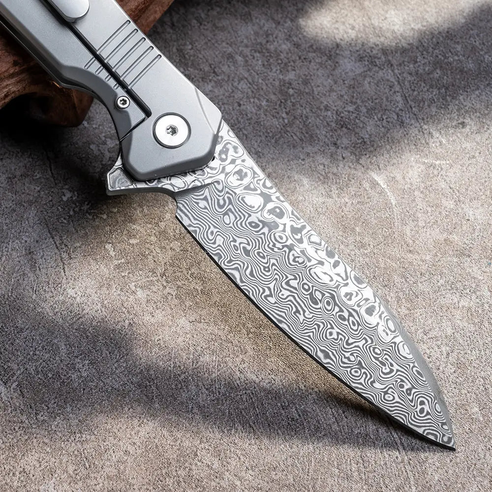ODK-23160 Kniclad outdoor knife Damascus Vg10 steel 110 layers