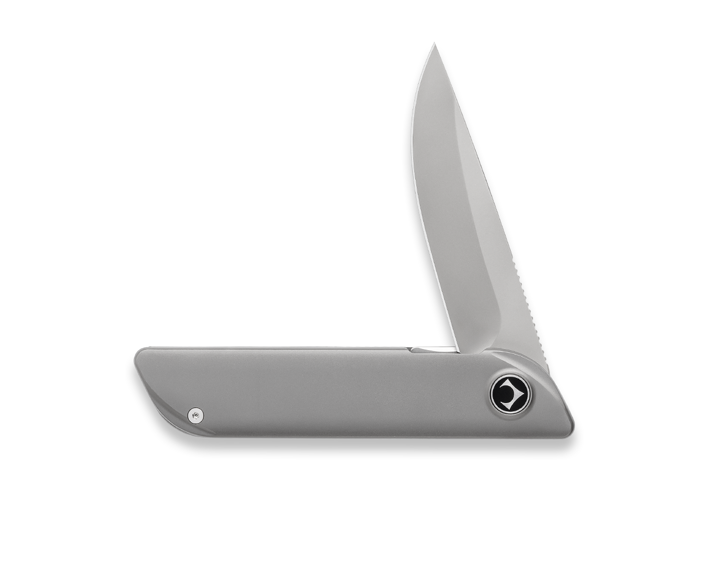 KniClad Yeyun Folding Pocket Knife and Dark Gray Titanium Handle Liner Lock (3.0" 14C28N Blade) CHYYVT-15