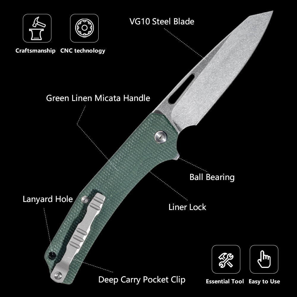 kniclad camping jungle knife bushcraft knife
