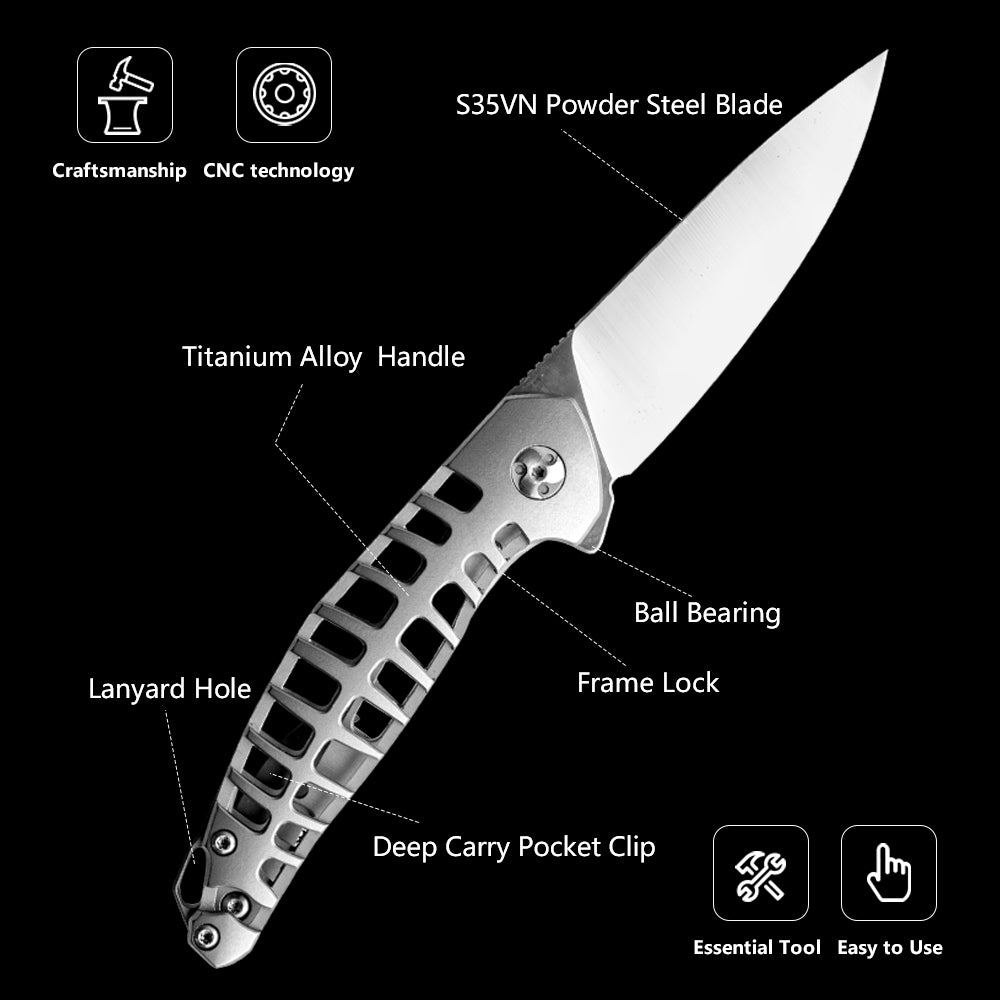 KC-002 Kniclad outdoor store best outdoor knife camping kitchen knife set