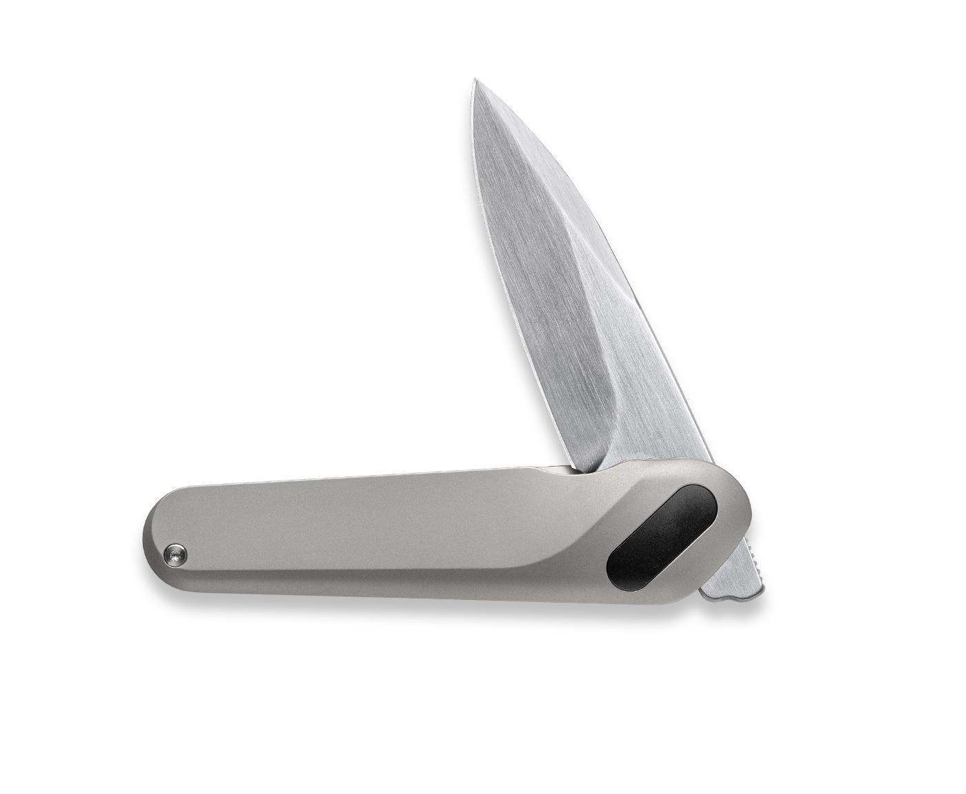 KniClad Ginren Titanium Handle Liner Lock Light Gray Folding Knife (3.0" 14C28N Blade) CNJRVLT-15SG