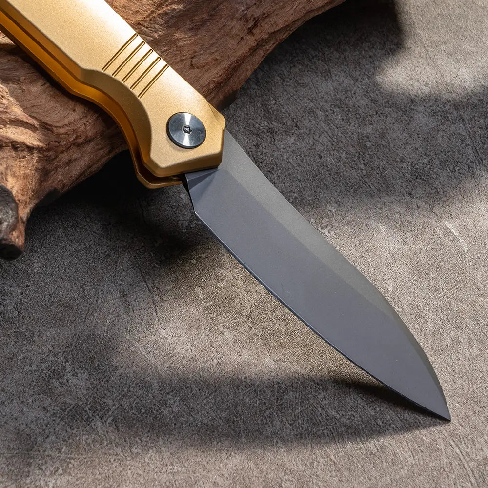 OUK-23159 Kniclad Outdoor knife Vg10 steel  Titanize coating super sharp and durable