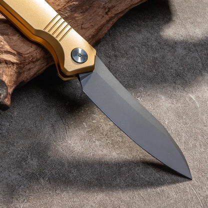 OUK-23159 Kniclad Outdoor knife Vg10 steel  Titanize coating super sharp and durable