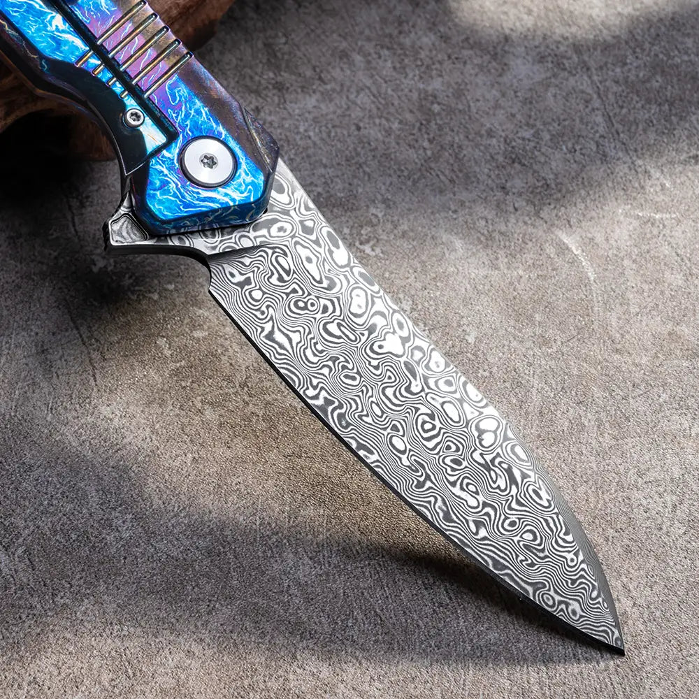 ODK-23161 DAMASCUS OUTDOOR KNIFE  Vg10 steel with 110 layers