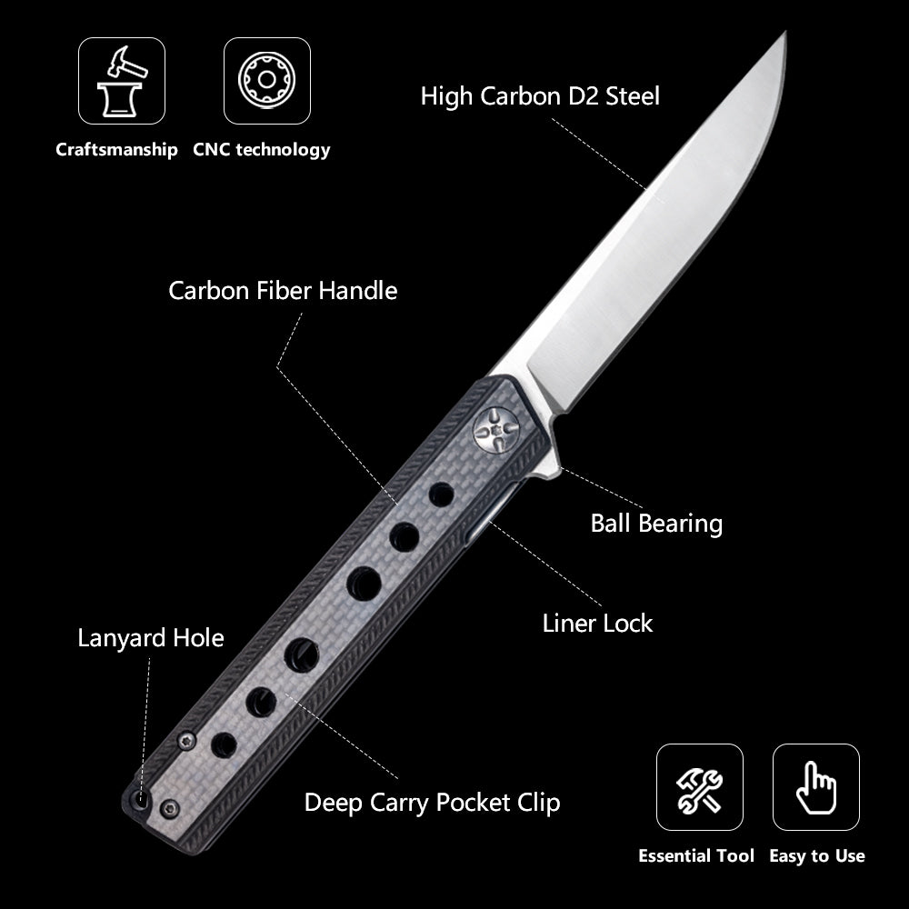 OUK-23062 Kniclad outdoor gear outdoor edge knives bushcraft knife leather sheath line lock