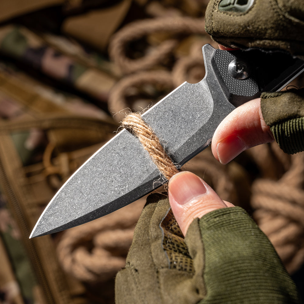 Kniclad edc knife outdoor survival bushcraft knife orange