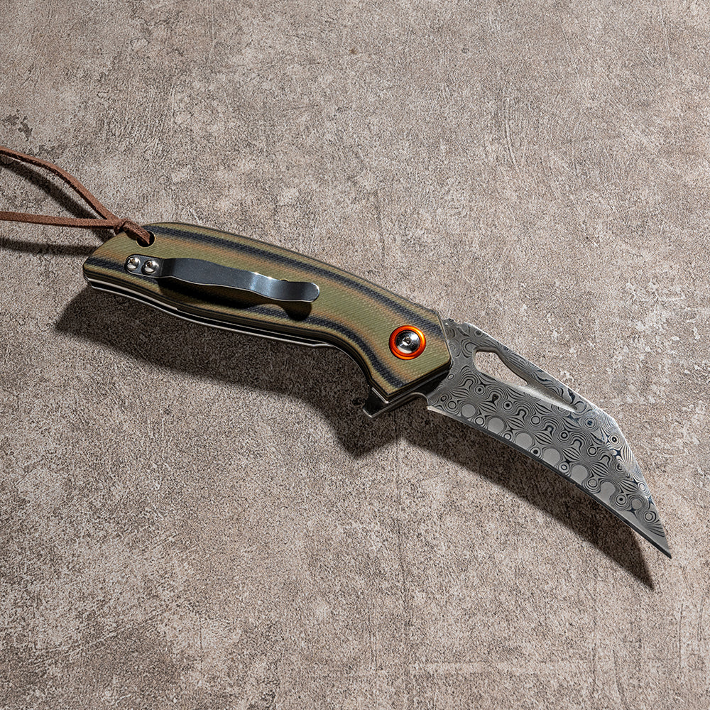 OUK-23059 Camping jungle knife bushcraft knife line lock