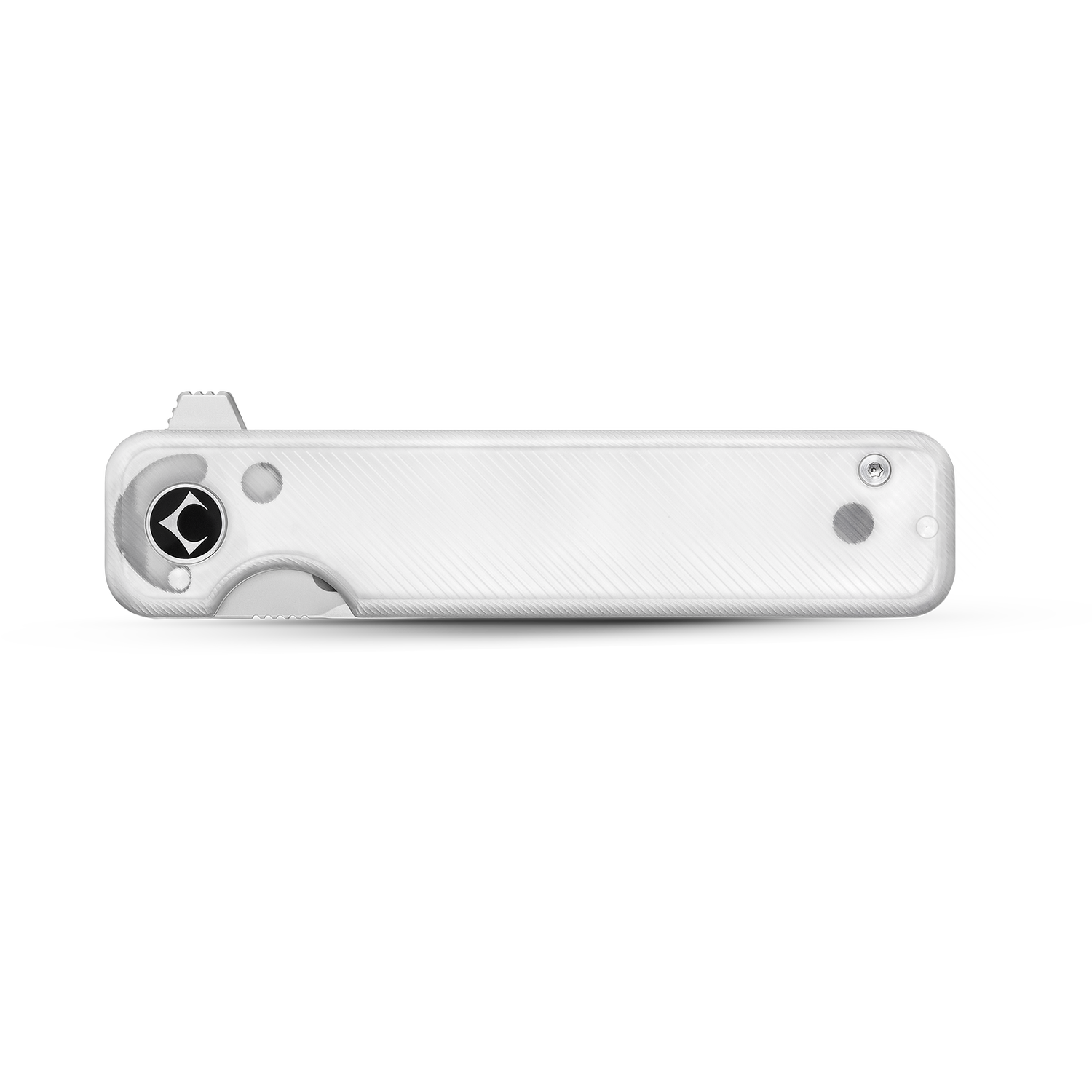 KniClad Mondry Transparent Acrylic Handle EDC Knife Liner Lock (3.0" 14C28N Blade) CL26001-1