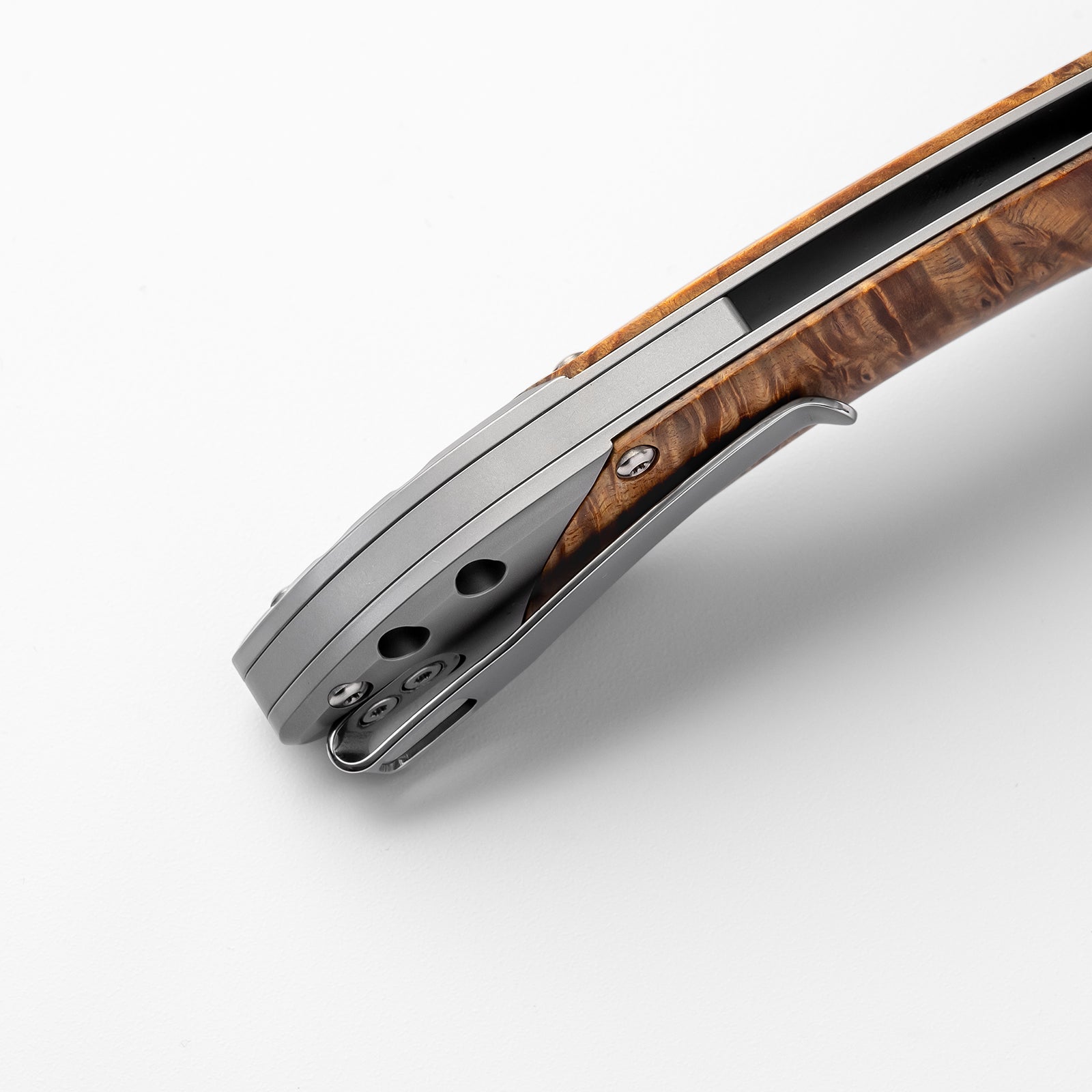 Ripple Yellow Wood Handle Liner Lock 3.3 inches 14C28N Blade