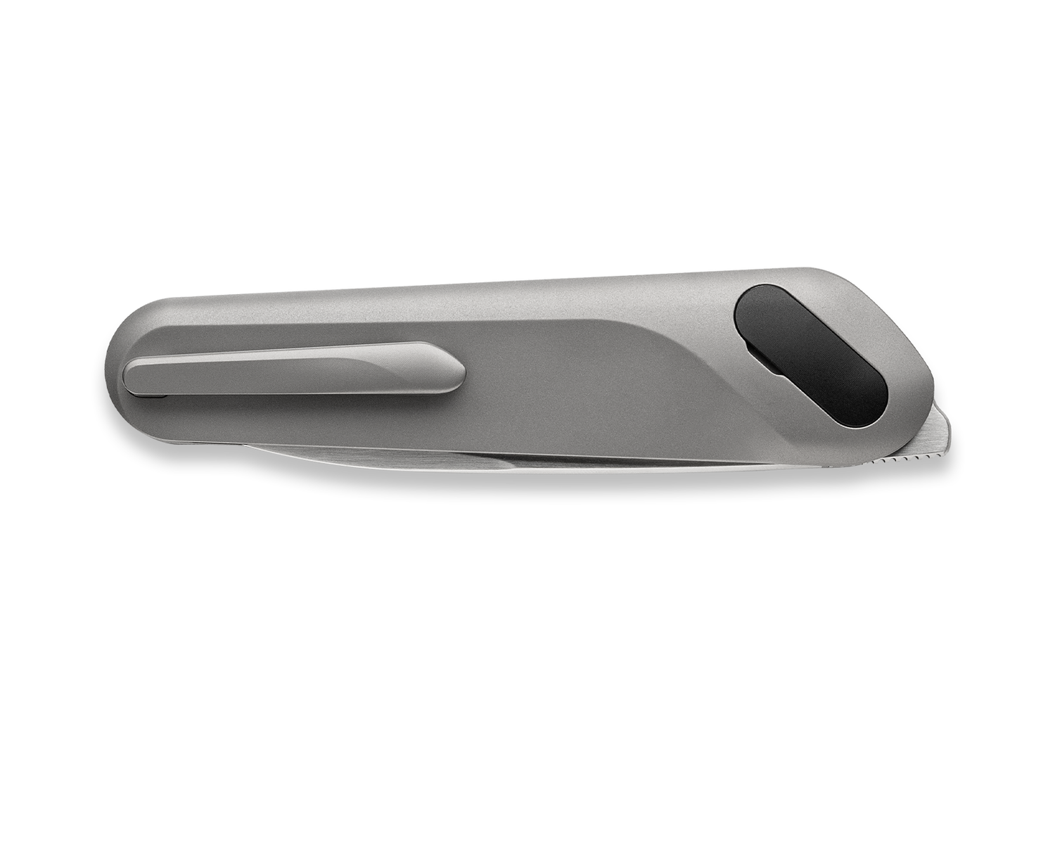 KniClad Ginren Titanium Handle Liner Lock Dark Gray EDC Knife (3.0" 14C28N Blade) CNJRVLT-15DG